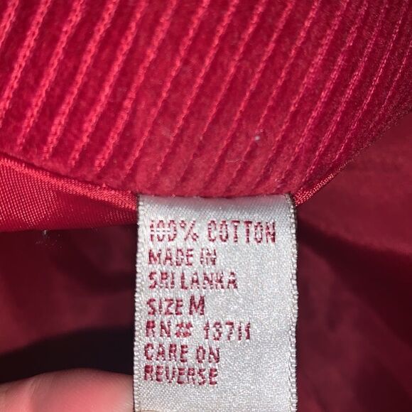 VGT corduroy button-down jacket. Size medium - Picture 10 of 10